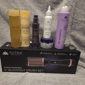 Sutra Beauty Blowout Brush Set with Hair Products